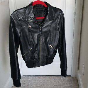 Express genuine leather jacket